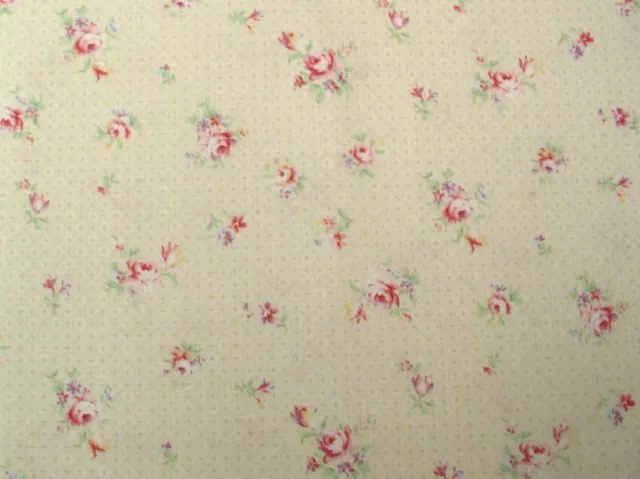 Cottage Shabby Chic Lecien Rococo & Sweet Small Floral 31863L-10 Pearl BTY