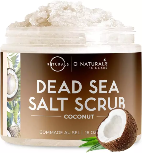 Scrub Corpo, Viso, Piedi, Mani Esfoliante Al Cocco 510G - Naturale Con Sali Del