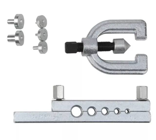 Flaring Tool Kit Double Flaring Tubing Sizes 3/16, 1/4, 5/16, 3/8 & 1/2 - W80670