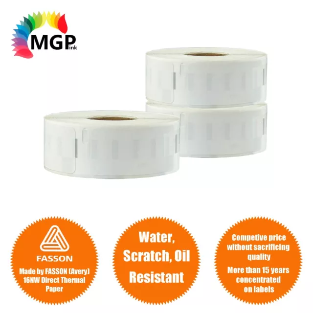 3x Rolls of Quality 11355 label 51mm x 19mm/500 Per Roll for Dymo labelWrite