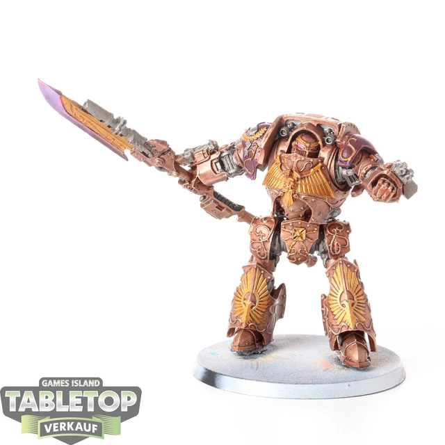JOYTOY Warhammer The Horus Heresy 1:18 Action Figure Legio Custodes Contemptor Achillus Dreadnought Collection Model Birthday Gifts 11.81-Inches in Stock
