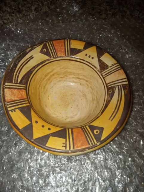 Antique Hopi Polychrome bowl 1900s.