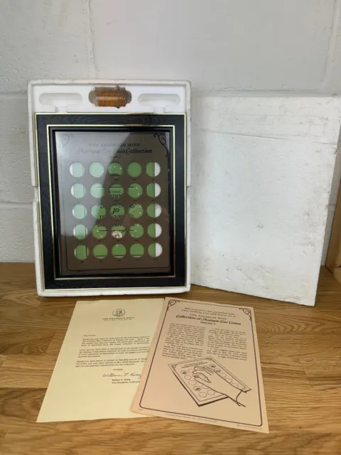 NEW Franklin Mint Antique Car Coin Collection Bronze Series 3 1901-1925 NIB