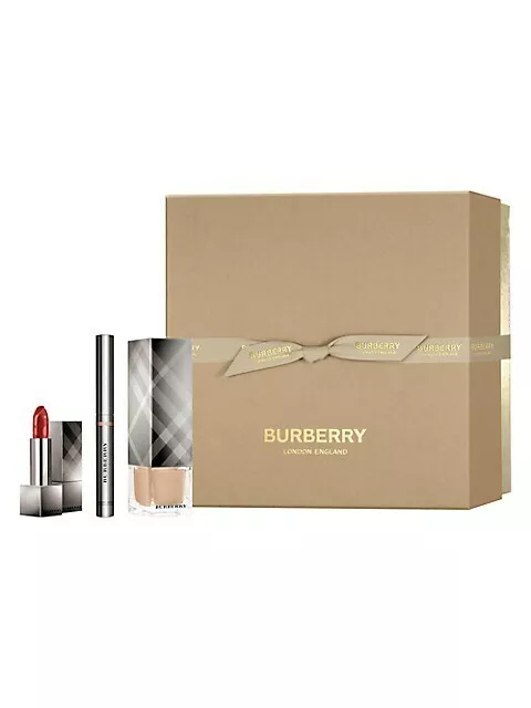 Burberry Festive 3-Piece gift Beauty make-up Box