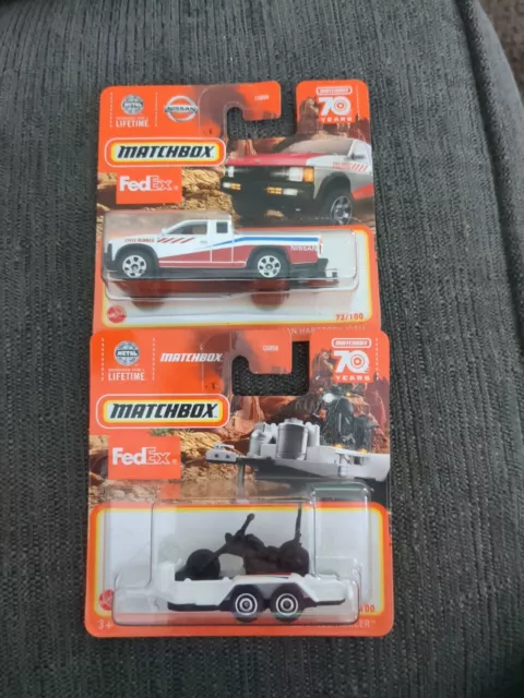 Matchbox 2023. '95 Nissan Hardbody D21. And MBX CYCLE TRAILER