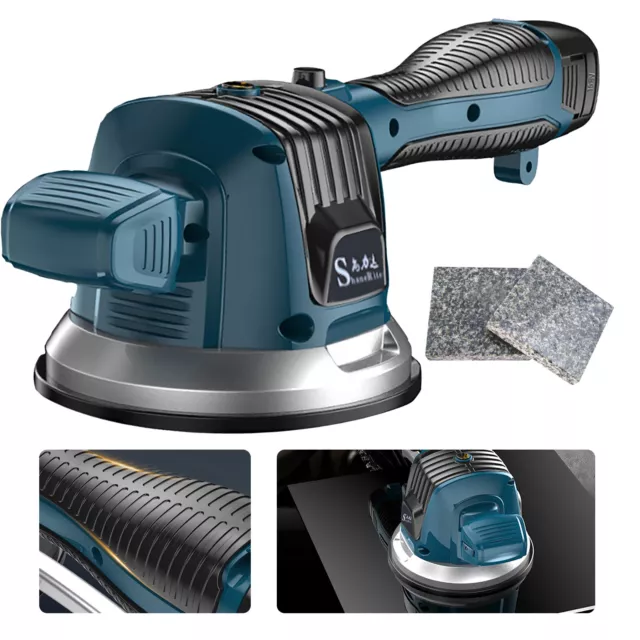 25V Fliesenvibrator 6-Gang Keramikfliesen Rüttler Richtmaschine Mit 2 Batterien