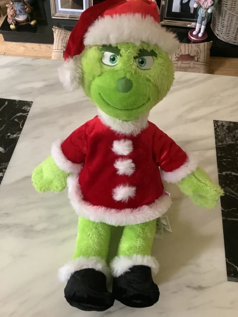 BUILD A BEAR The Grinch Wearing Original Outfit With Soft Shoes VGC BUILD A BEAR The Grinch Wearing Original Outfit With Soft Shoes VGC