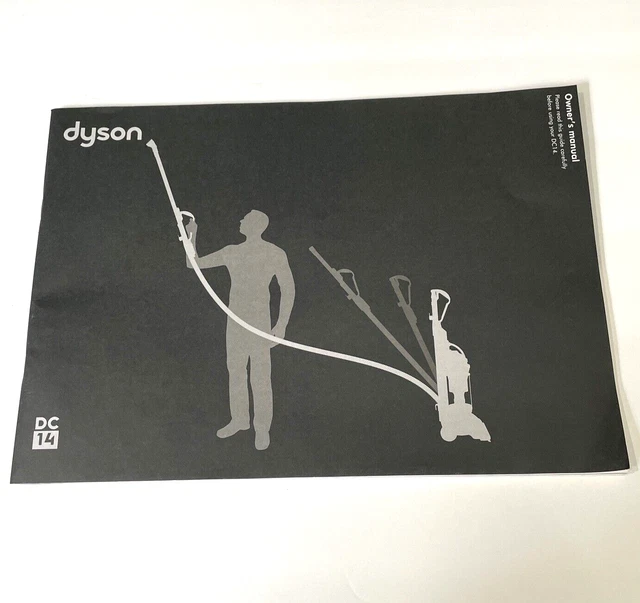 DYSON DC14 VACUUM Cleaner Owners Operating Manual 12.98 PicClick