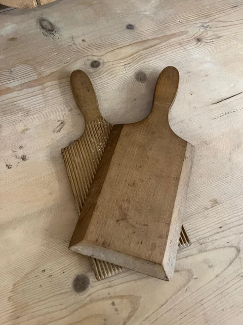 Vintage Kitchenalia Wooden Butter Pats Paddles