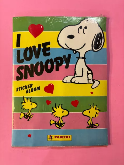 Sandwiches Sealed Album I Love Snoopy 1990 Ed. Gb Stickers Inside (D159Fn)