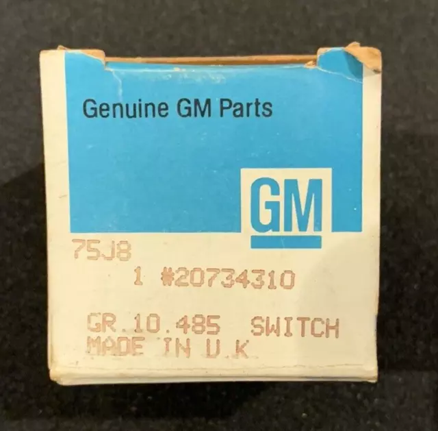 GM 20734310 | Door Lock Switch | 1987 Chevy Olds Monte Carlo Buick Impala | NOS