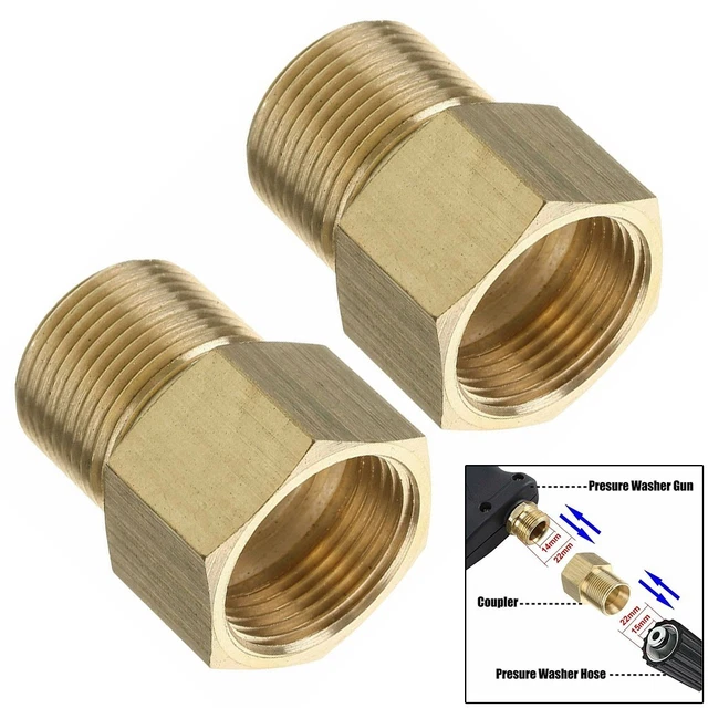 Durable M22 15mm Mousse Lance Rondelle Coupleur Accessoire Fixation Mousse Neuf