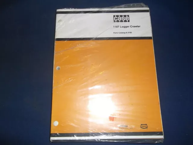 Custodia 1187 Logger Crawler Excavator Parts Book Manual New