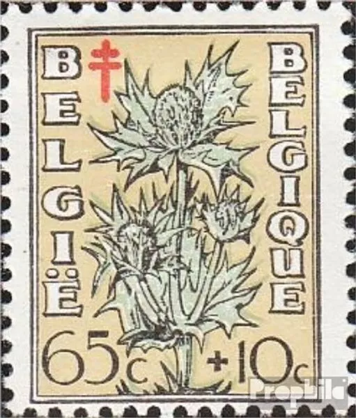 Belgique 855 neuf 1949 Fleurs, Fürstenbildnisse