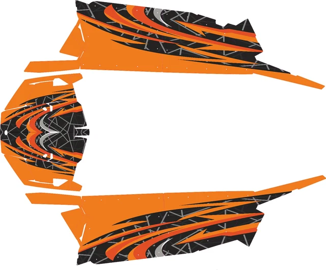 2019+ Polaris 4 RZR 1000 xp Design D40 Decal Graphic Kit Wraps UTV Turbo