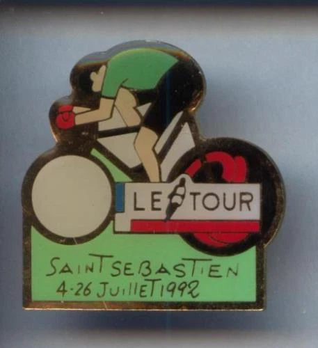 Pins Cyclisme Tour de France 92 La Bourboule. Stephen Roche