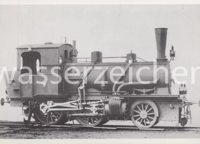 AK/Foto T4 "Hannover" 1602 d. pr. Sts-Bahn, gebaut 1885 von Hanomag (BW167)