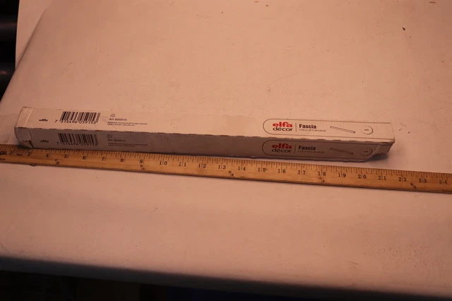 Elfa Solid Birch Wood White 1-1/2" x 1-1/4" 605915