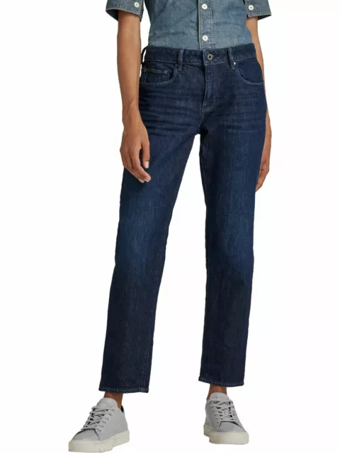 G-Star Damen Jeans Kate - Low Boyfriend - Blau - Worn In Deep Marine W26-W32