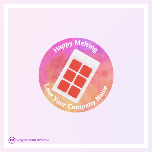 Pegatinas personalizadas Happy Melting - 35 pegatinas - ENVÍO GRATUITO