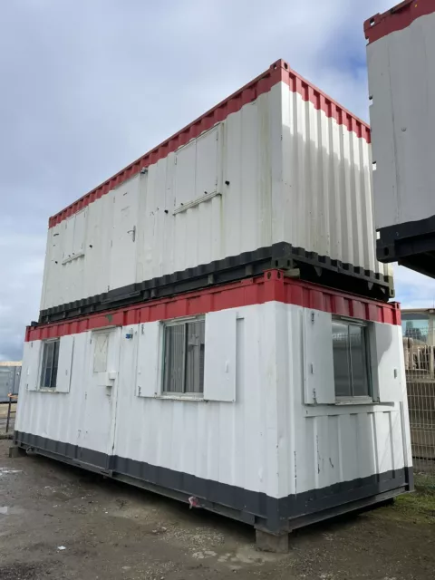 24ft x 9ft Anti-Vandal Office Container unit. Site Welfare Cabin