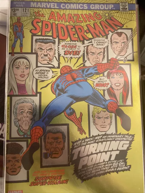 Amazing Spider-Man 121 Facsimile Foil Exclusive 2023 Edition Nm Marvel Comics