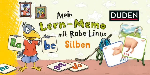 Duden: Mein Lern-Memo mit Rabe Linus - Silben VE 3