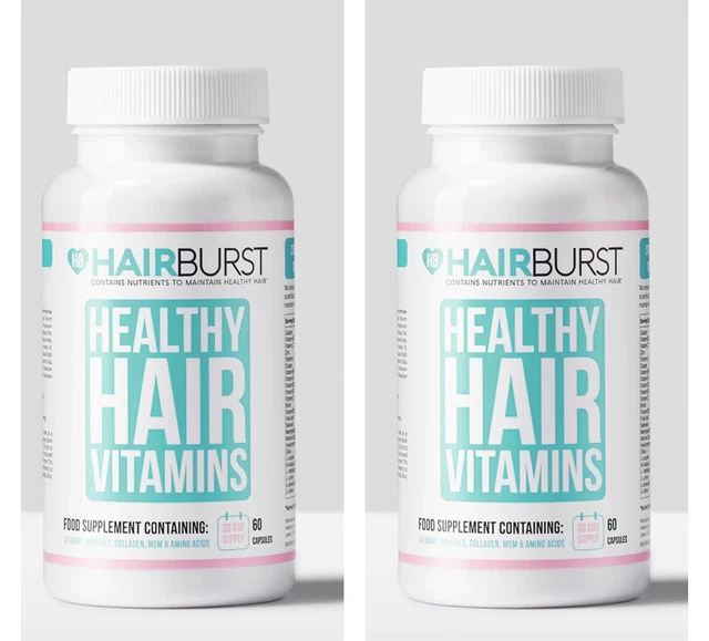 2X HAIRBURST Hair Growth Vitamins Capsules 60 Count (HV601MS) £20.00