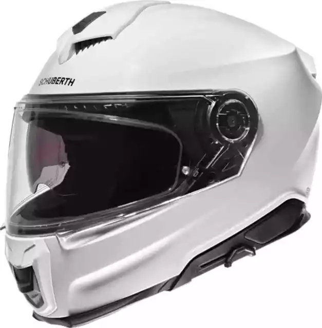 Schuberth S3 Casco de Moto Integral con Parasol Y Pinlockvorb. Brillante Whit