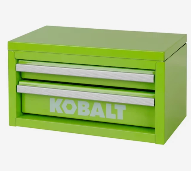 KOBALT 25TH ANNIVERSARY Kobalt Mini Tool Box (Lime Green) 5462037 Nib