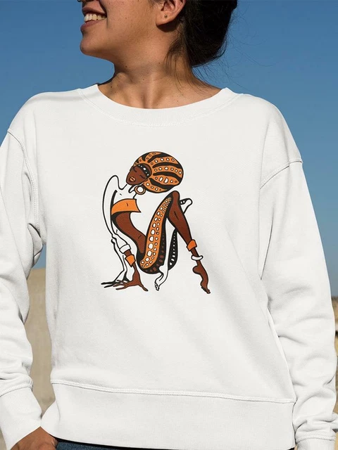 African Woman Ethnic Design Sweatshirt Women's -Image by Shutterstock