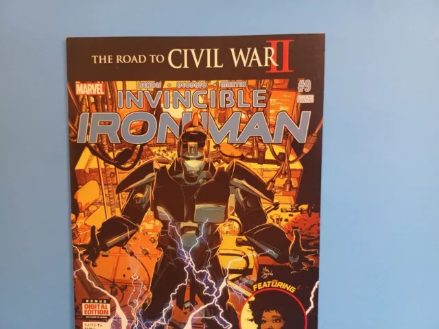 Invincible Iron Man #9 - First Appearance of RiRi Williams - Second Print - 2