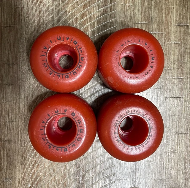 VINTAGE SKATEBOARD WHEELS Radial Cubic Conical 64mm Valterra Madrid