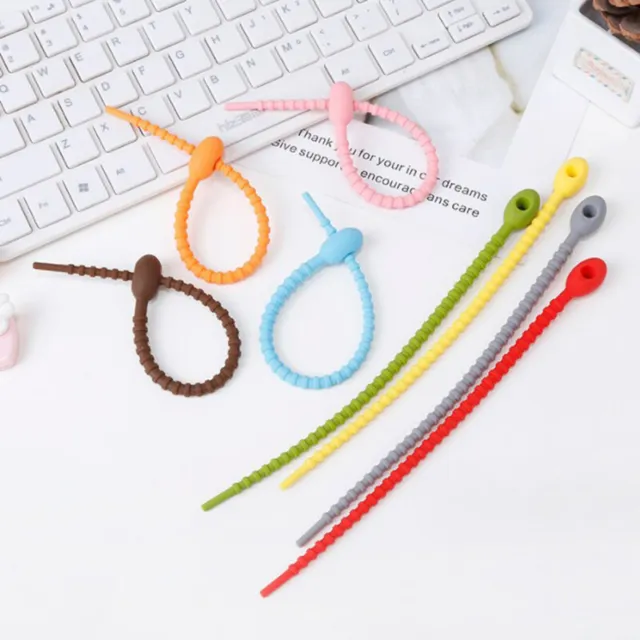 10PCS SELF-LOCKING WIRE Cable Tie Reusable Durable Loop Protector Tidy  Organizer $6.64 - PicClick AU