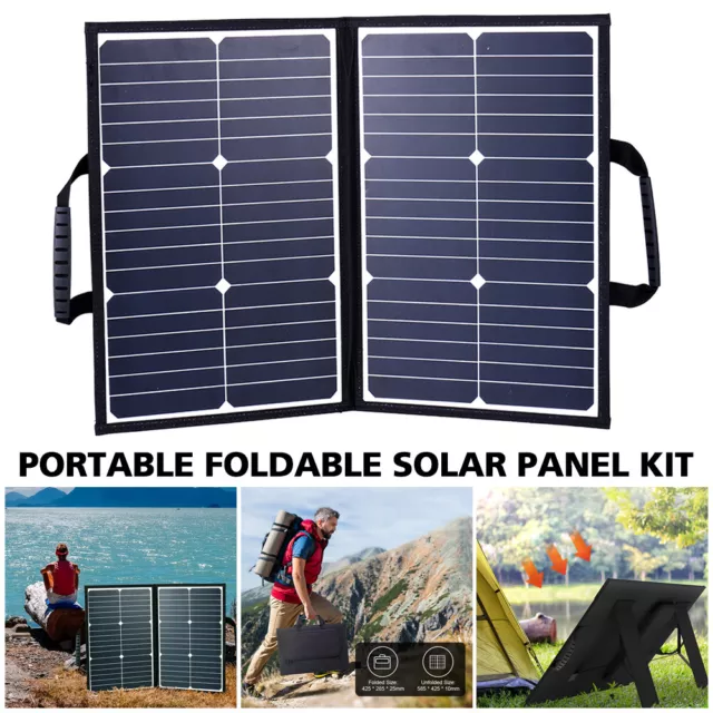 ATEM POWER 12V 300W Folding Solar Mat Flexible Blanket Solar Panel Kit