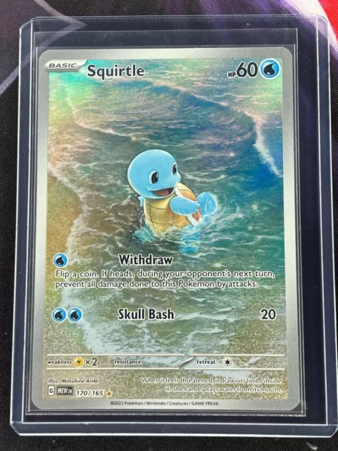 Pokémon Squirtle - 170/165 - Illustration RareScarlet & Violet 151