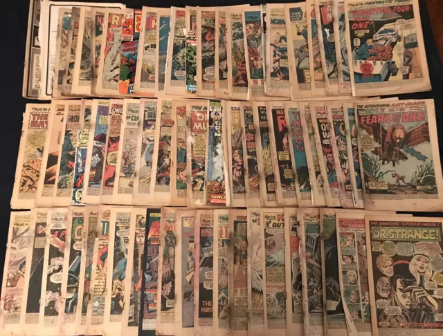 HUGE MARVEL LOT of 66 Coverless comics: Amazing Spider-Man, Hulk, Avengers, Thor