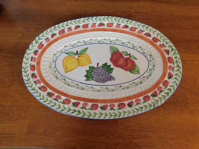 Fresh n' Fruity Hand Painted Strata Group Platter