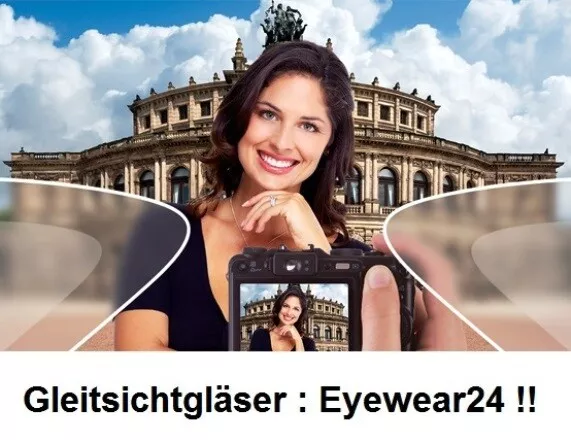 2 Gleitsichtgläser PREMIUM Kunststoff 1,5 EXTRABREITE SEHBEREICHE mit HART-SET !