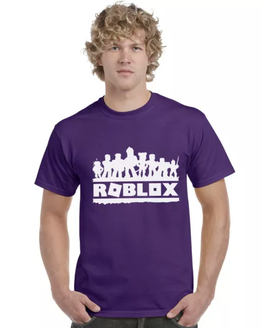 Roblox Kids T-Shirt Gaming Gamer Tee Top Girls Boys (New)