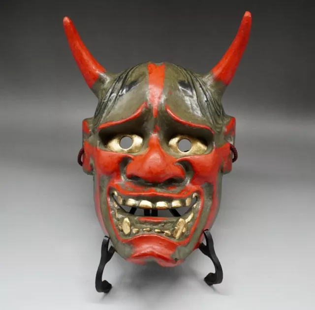 PicClick　made　POTTERY　mask　$150.30　AU　Hannya　demon　Japan　Antique　Asian　SK3　JAPANESE　VINTAGE