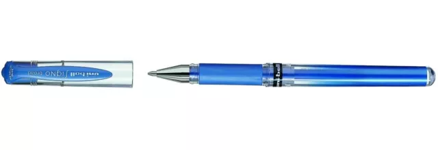 uni-ball 146853 1.0 mm "Signo Um-153" Gel Pen - Blue Metallic Metallic Blue