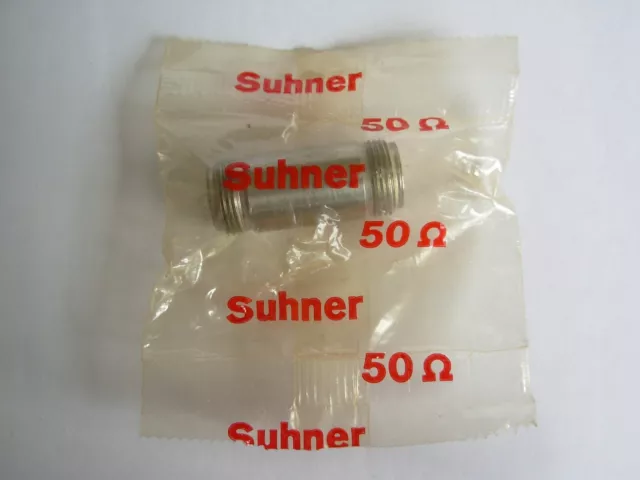 Huber+Suhner RF Coaxial Adapter N Jack Straight Adapter, 50 ohm