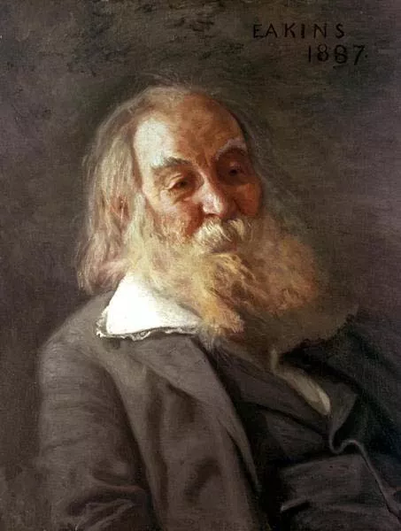 Oil painting Portrait-of-Walt-Whitman-1887-Thomas-Cowperthwait-Eakins-oil-painti