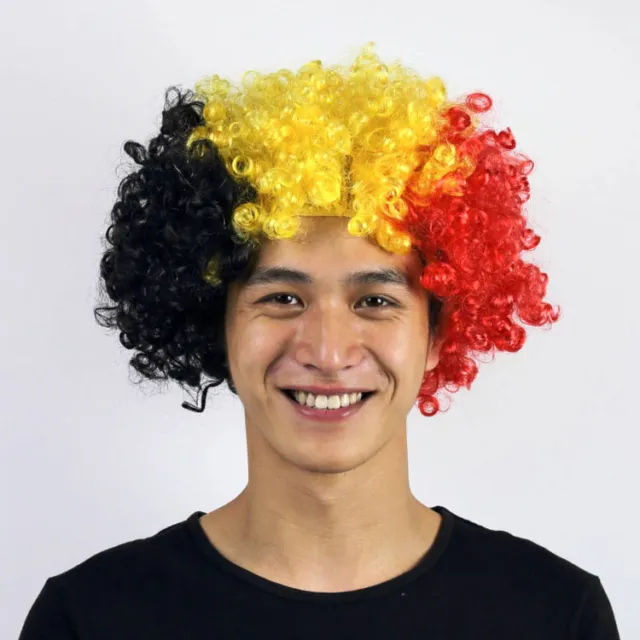 World Cup Football Team Supporters  Wig Novelty Hair For Sports Soccer