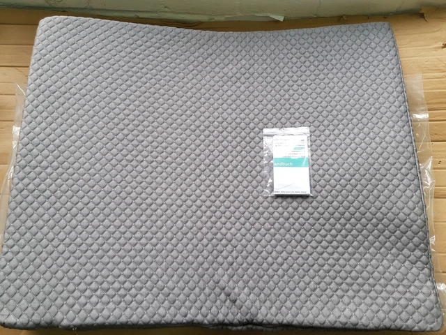 Cojín de cuña espuma gris grande aprox. 70 x 60 cm
