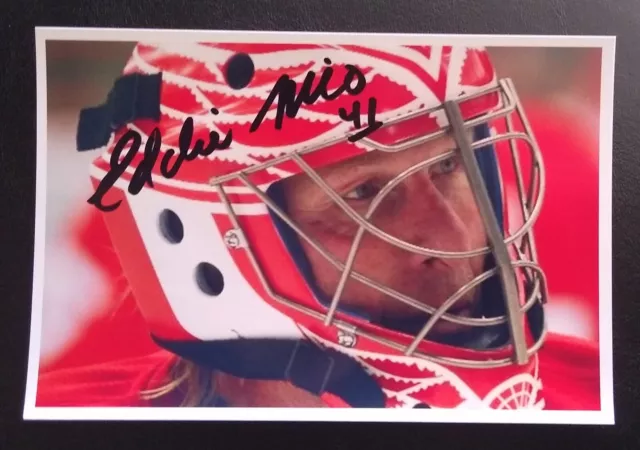 Sid Abel Autographed Detroit Red Wings 8x10 Photo #1 at 's