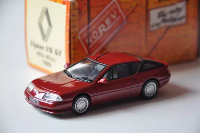 ALPINE RENAULT V6 GT Mille Miles 1989 rouge bordeaux NOREV presse 1/43 neuve