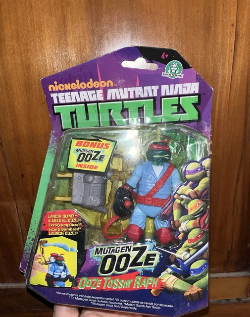 NINJA TURTLES ACTION Figure MUTAGEN OOZE TOSSIN RAPH 2012 NEW Sigillato ...