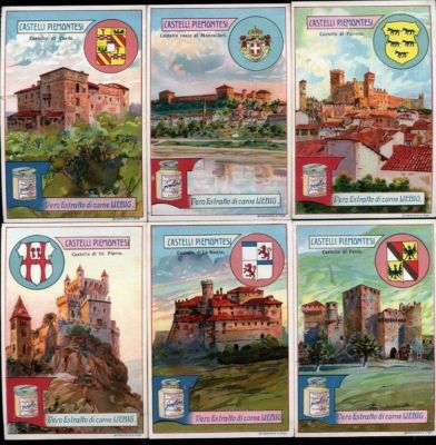 Ed LIEBIG S 1016 ITALIANA UNIFICATO N° 1015 CASTELLI PIEMONTESI 